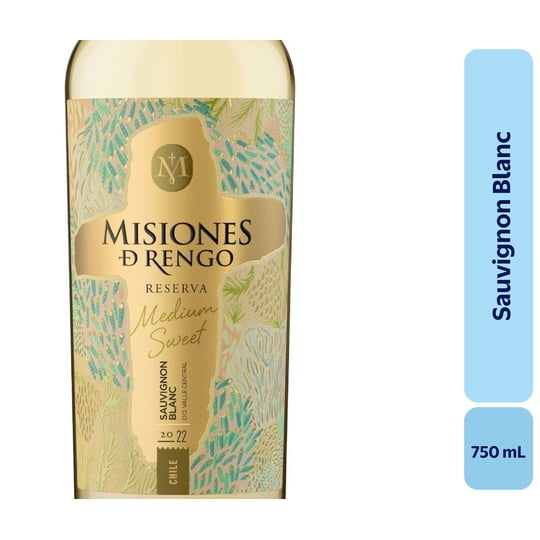 Vino Sauvignon Blanc Botella 750 mL Misiones De Rengo