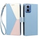 thumbnail image 3 of Funda Cartera para Motorola Moto G34 con Cierre Magnético, Tricolor, Azul Claro, 3 of 6