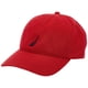 thumbnail image 1 of Cap Nautica, tela de sarga, 6 paneles, para hombre, color rojo, 1 of 3