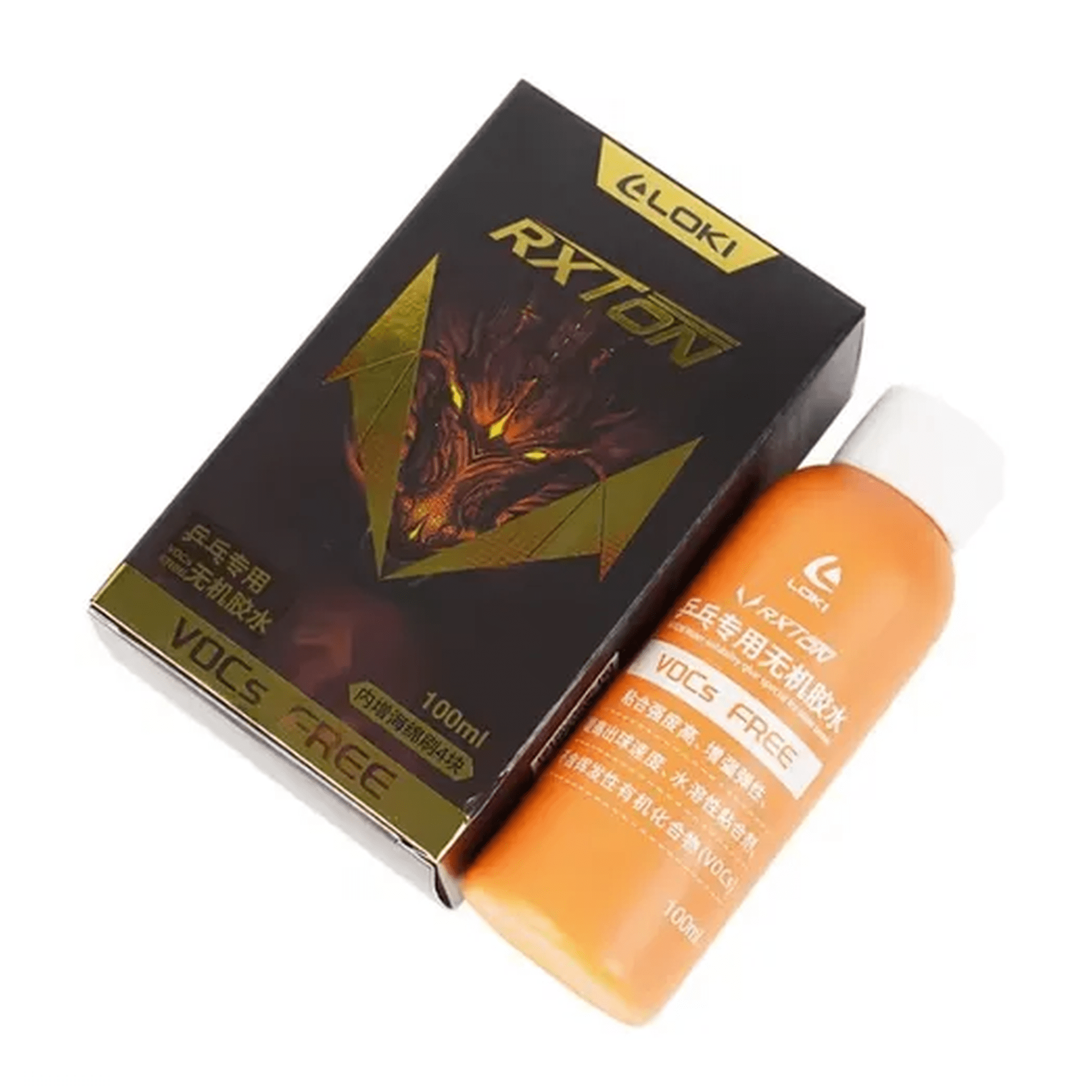 Genérico - Pegamento Soluble Al Agua Tenis De Mesa - Ping Pong - Loki Color Naranja Tipo De Mango