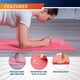 thumbnail image 5 of Esterilla de yoga Circuit Fitness de Marcy, antideslizante, rosa Sakura, 6 mm, 5 of 7