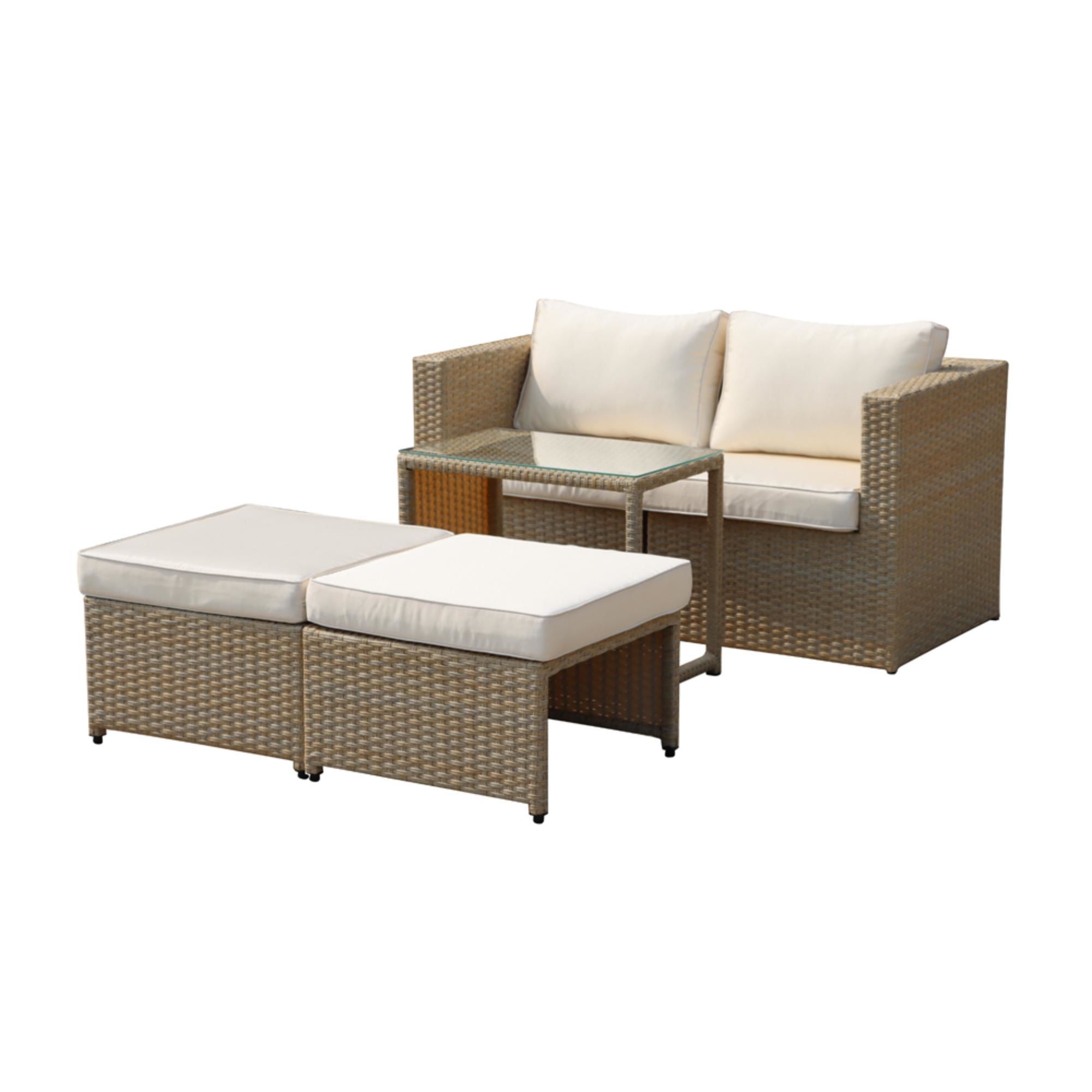 Mainstays - Juego Terraza 5 Piezas Beige