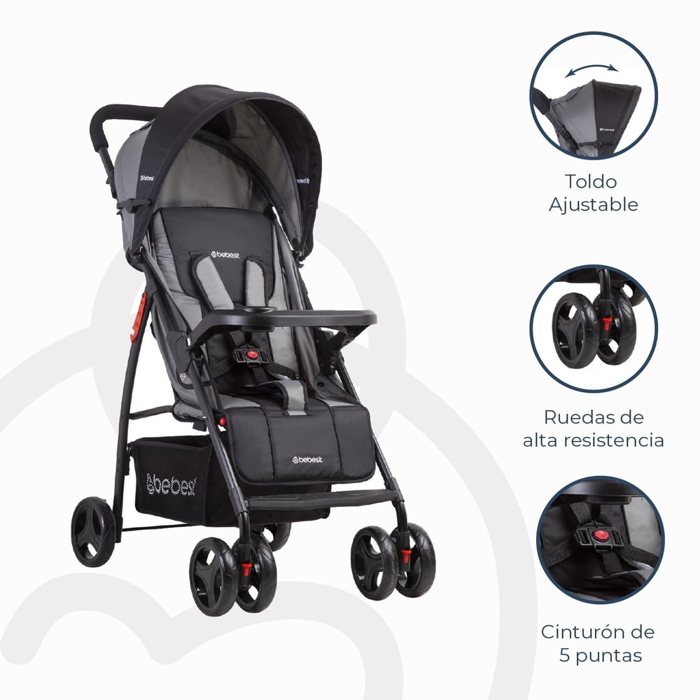Bebesit Summer Travel System Gris, foto 5