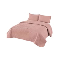 Genérico - Cubrecama Super King Quilt Reversible Elegante