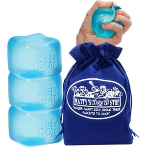 Fidget Cubes Matty'S Toy Stop Nice Cube Needoh Blue, Paquete De 3