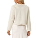 thumbnail image 3 of Chaqueta Bolero Formal de Mujer Recortada de Piel Sintética para Vestidos de Novia XL Beige, 3 of 6