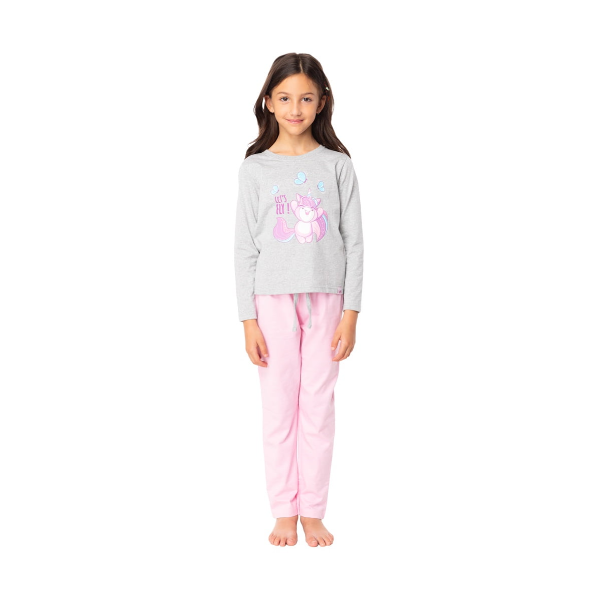 Top - Pijama Largo Niña Algodón Invierno C1