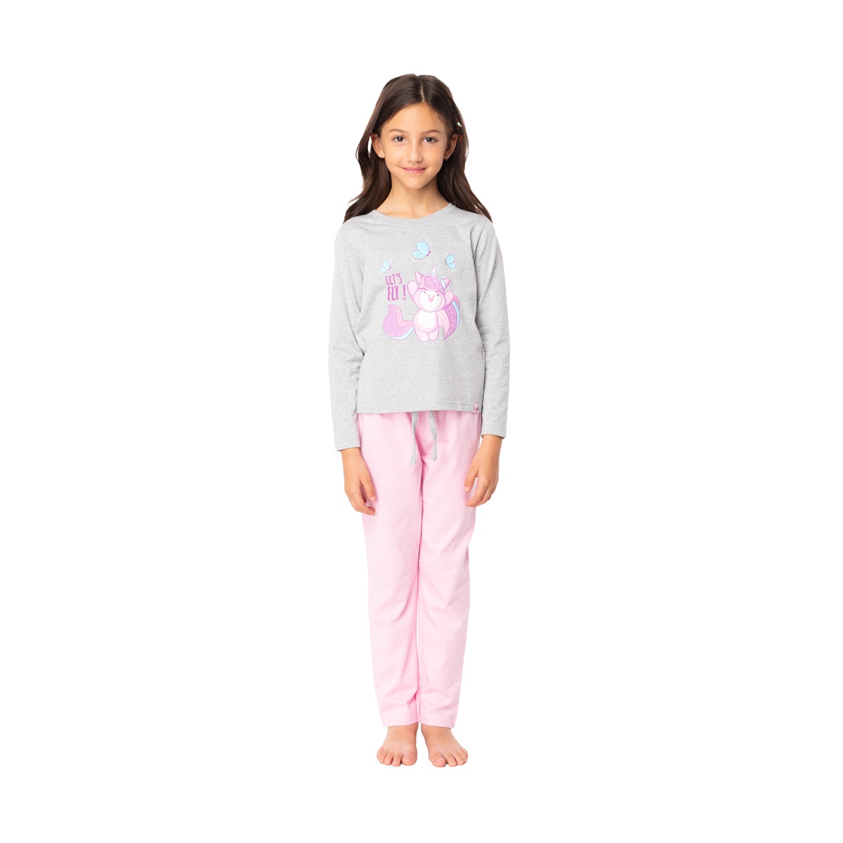Top - Pijama Largo Niña Algodón Invierno C1