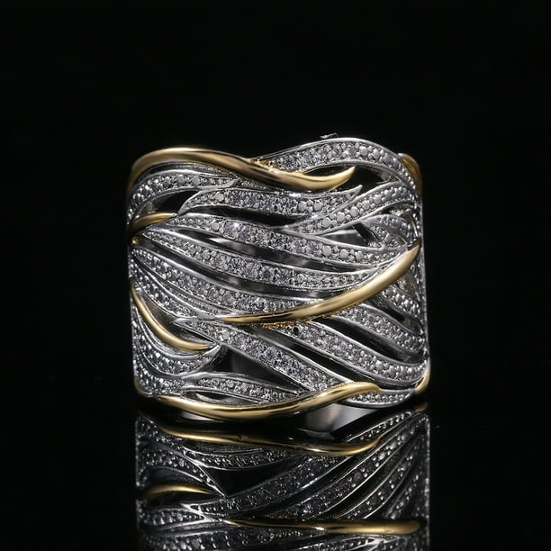 Elegant 925 Silver Plated Zircon Promise Ring for Women - Perfect for Proposals, Weddings, and Engagements