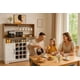thumbnail image 5 of Mueble Bar Con Enchufe Aparador Buffet Para Cocina Comedor Blanco, 5 of 8