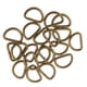 thumbnail image 2 of 100 piezas de aleación diy d dee rings para correas flejes 12x8x1.8m bronce, 2 of 4