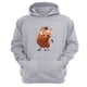 thumbnail image 1 of Polerón Canguro Jabalí El Rey De La Selva Gris Claro Talla M Unisex, 1 of 3