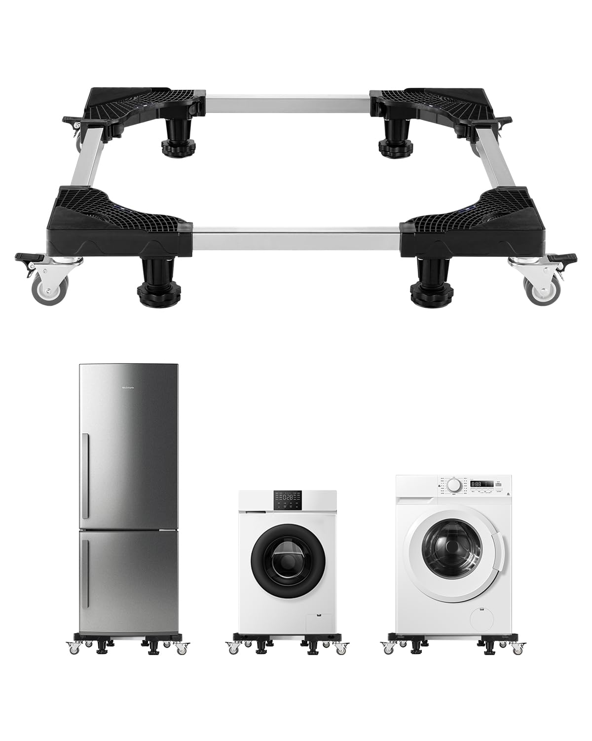 Mininevera Vevor Con Soporte Móvil De 27,5 A 35,4 Pulgadas