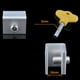 thumbnail image 3 of 8 juegos de pestillos de seguridad para ventanas corredizas, cerraduras de seguridad para marcos de puertas de aleación de aluminio, con llaves, 3 of 8