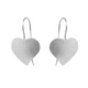 thumbnail image 2 of Aros de Plata 925 Corazones Satinados, 2 of 3