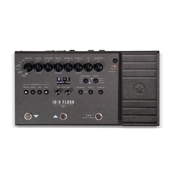 Pedal Multi-FX Blackstar ID:X Floor Two con modelos de amplificador y USB-C