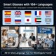 thumbnail image 4 of Lentes Inteligentes Bluetooth con Traducción Fecoul AI GS06S - Plateado, 4 of 9