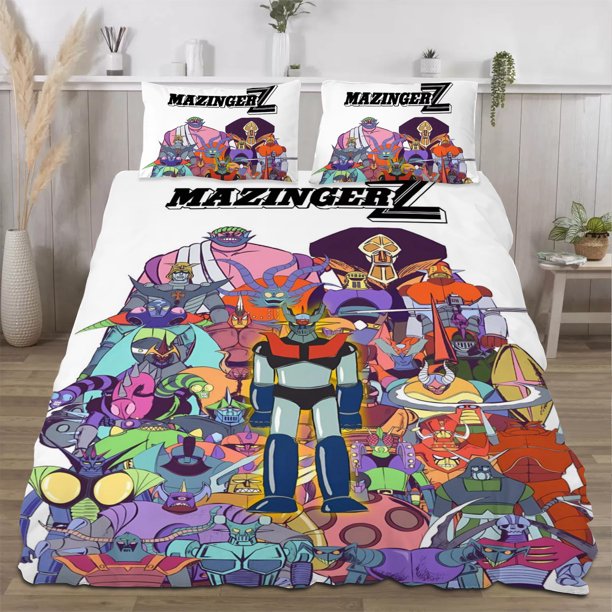 Mazinger Z Quilts for Queen Bed Bedspreads,Soft Bed Quilt Lightweight Bedspread,Quilted Coverlet