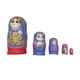 thumbnail image 4 of Estante Para Muñecas Matryoshka De 5 Piezas, Hermoso Juego De Muñecas Apilables Para Manualidades, Color Azul, 4 of 5