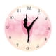 thumbnail image 3 of Reloj De Pared De Chica De Ballet De 12 Pulgadas, Decoración Con Pilas Para Dormitorio Elegante, 3 of 5