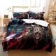 thumbnail image 1 of Fashion OVERLORD Bedding Set Single Twin Full Size Bed Set Adult Kid Bedroom Duvet cover Sets Skeleton Anime Bed Sheets, 1 of 5