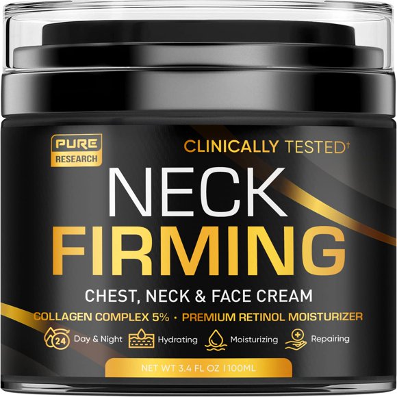 Crema reafirmante para el cuello PURE RESEARCH 100 ml con colágeno y retinol