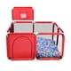 thumbnail image 2 of Corral de Seguridad Bebe Con Aro 126x126 Cm. Rojo, 2 of 6