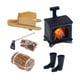 thumbnail image 2 of Juego De Decoración De Chimenea Para Casa De Muñecas, Bricolaje, Decoración De Fiesta, Pieza De Casa De Muñecas 1/12 Sin Linterna, 2 of 5
