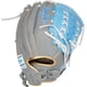 thumbnail image 4 of Guante de Softbol Rawlings 32 cm Gris/Azul/Dorado, 4 of 7