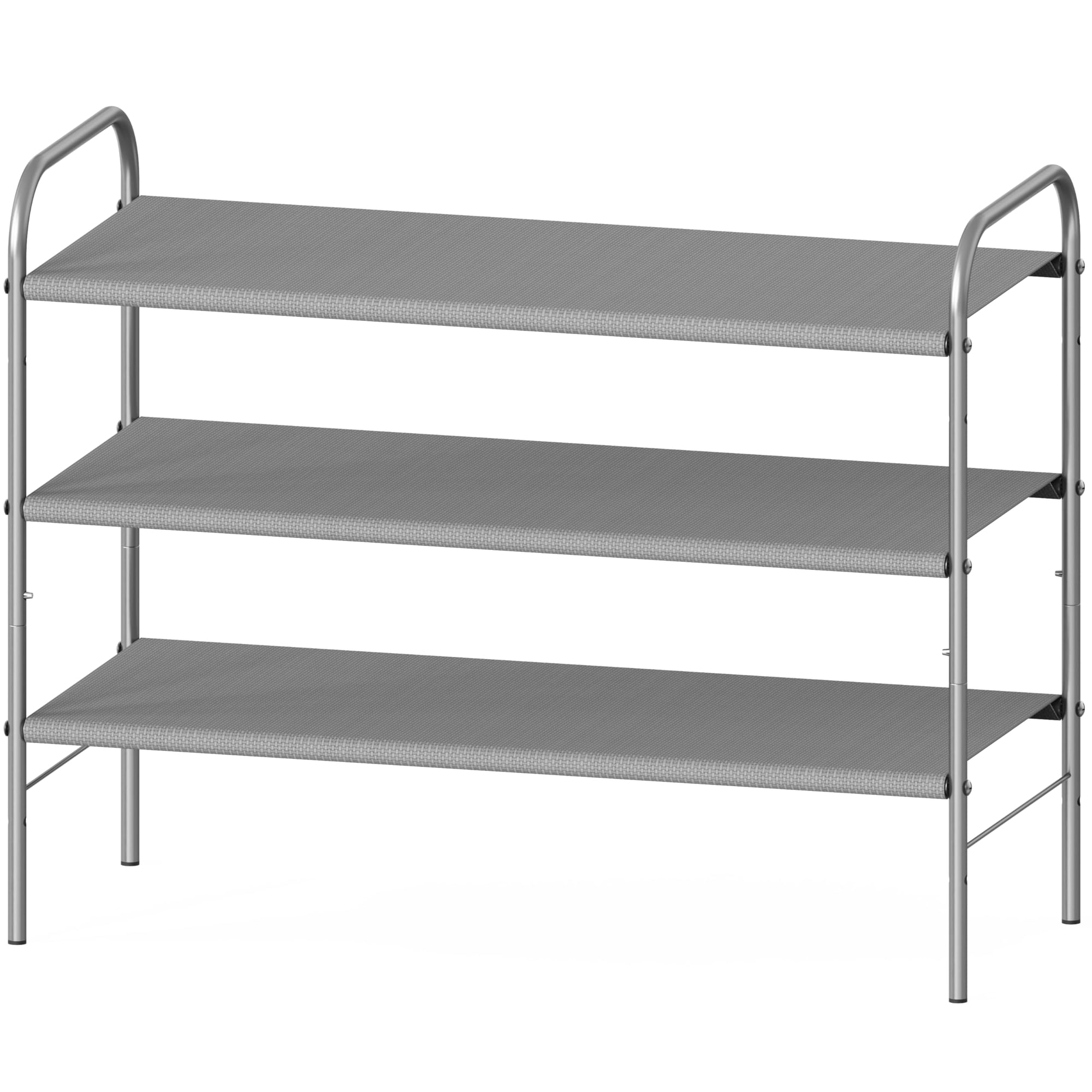 Organizador De Almacenamiento De 3 Niveles Para Zapatos Simple Houseware, Gris