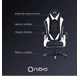 thumbnail image 2 of Silla Gamer Nibio GC035 Reclinable 160° Apoya Pies Blanca, 2 of 5