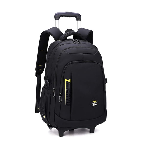 Mochila enrollable VIDOSCLA, equipaje de mano negra para niños y niños