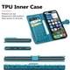 thumbnail image 3 of Funda Cartera FOXDOCK para iPhone 16 , Flip PU con Relieve de Gatos y Perros, Tarjetero y Soporte, 3 of 6