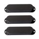 thumbnail image 4 of Cubierta de pastilla de bobina simple cerrada negra sellada de 3 piezas para guitarra eléctrica, 4 of 5