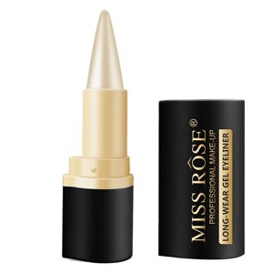 Ioensy - Lápiz Delineador De Ojos A Prueba De Agua De Larga Duración Para Mujeres No Requiere Sacapuntas 01 Plata