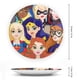 thumbnail image 2 of Plato Decorativo de Porcelana Fina Desmarcar Super Hero Girls 15 cm, 2 of 6
