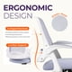 thumbnail image 3 of Silla Gamer de Oficina NEO CHAIR Ergonómica de Malla Morada, 3 of 8