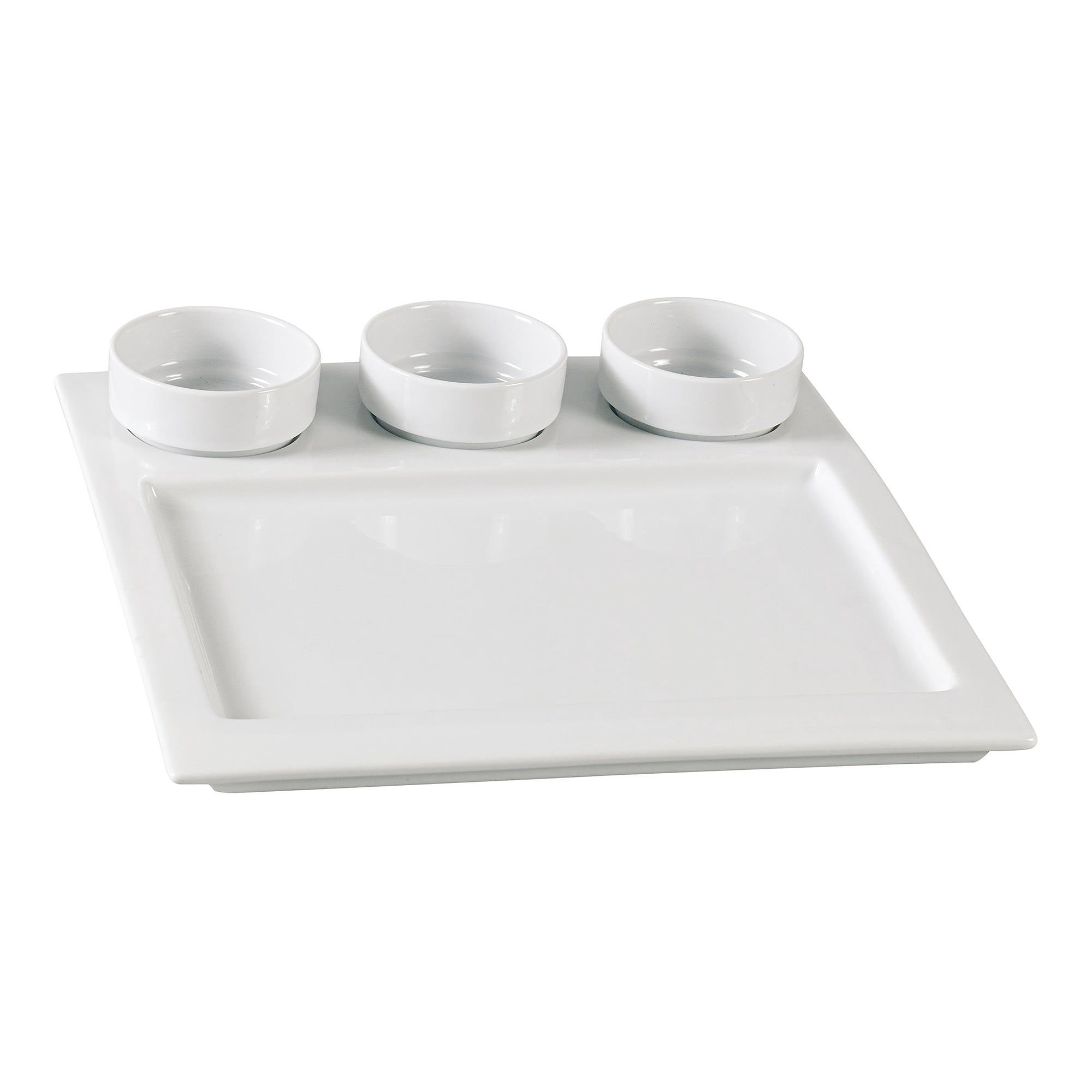 Bandeja Dishware Plate Yanco Ml-810 Con 10 Compartimentos Cuadrados