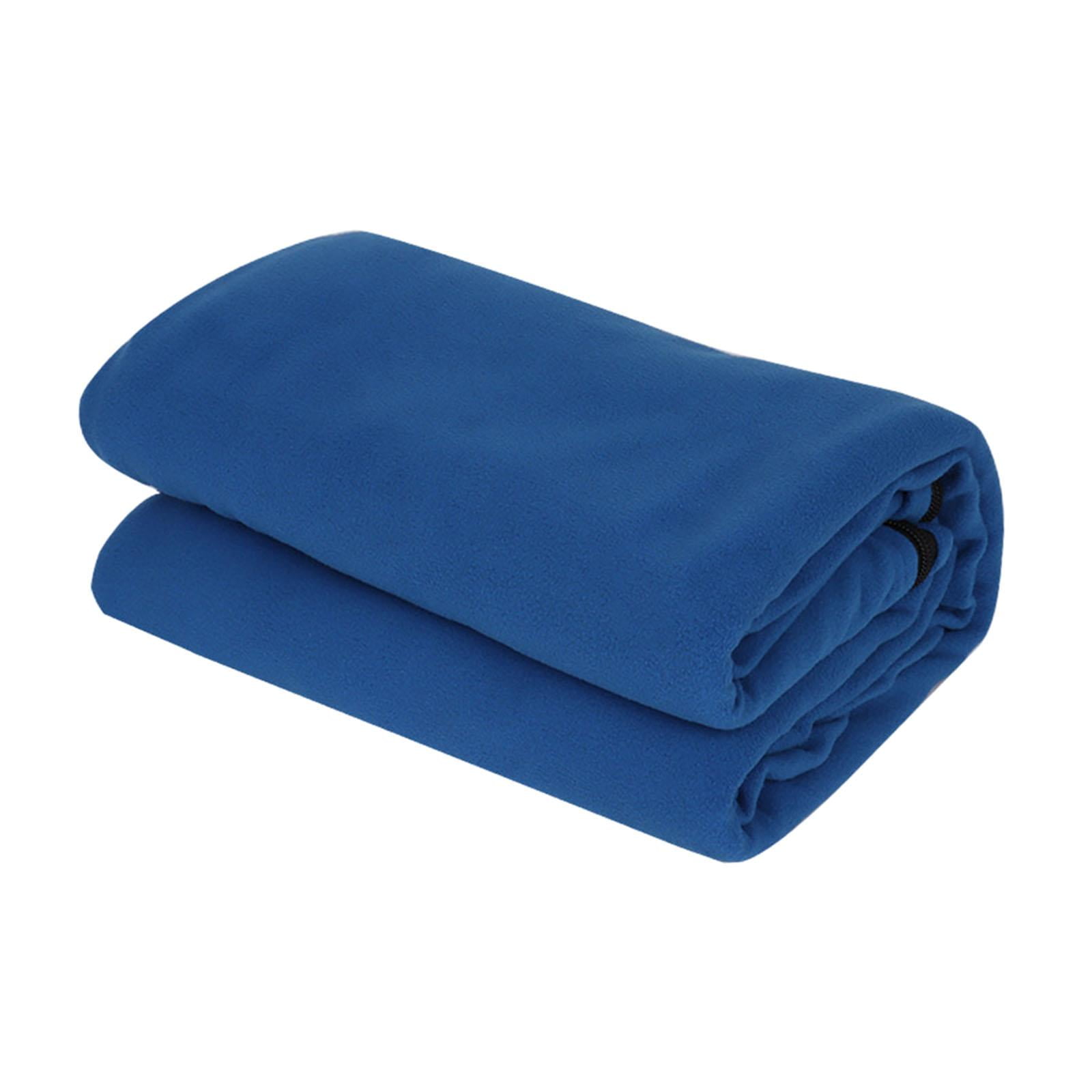 Fiocias - Forro Polar Para Saco De Dormir, Saco De Dormir Individual Para Hoteles, Pesca, Mochilerismo, Color Azul