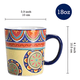 thumbnail image 2 of Set de 4 tazas cerámicas grandes para y té 530 ML bi... Café, 2 of 3