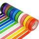 thumbnail image 1 of 12 rollos de cinta masking de colores, 0,7 pulgadas x 13 yardas, 1 of 3