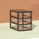 thumbnail image 5 of Torre de almacenamiento de plástico con 3 cajones y 2 cajones, multifuncional, con cajones transparentes, organizador para manualidades y papelería., 5 of 5