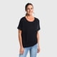 thumbnail image 1 of POLERA VISCOSA MUJER NEGRO TALLA L-XL, 1 of 3