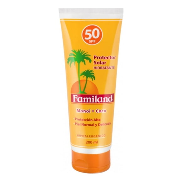 Protector solar Familand crema monoi coco fps50, 200 ml