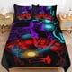 thumbnail image 1 of Skibidi Toilet Bedding Set Duvet Cover Comfortable and Lightweight Cartoon Bedding 3 Piece Bed Set, 1 of 5