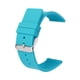 thumbnail image 2 of Correa De Silicona Correa De Repuesto Premium Hebilla De Metal De 22 Mm Banda Para Relojes Inteligentes Hebilla Plateada Azul, 2 of 3