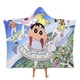 thumbnail image 1 of Shin-chan Manta Capa con Capucha Anti-Bolitas, Manta de Lana Ártica Suave, Manta Portátil de Felpa Ligera y Lujosa, Poncho para Siesta en Casa y Oficina, 100*130cm, 1 of 6