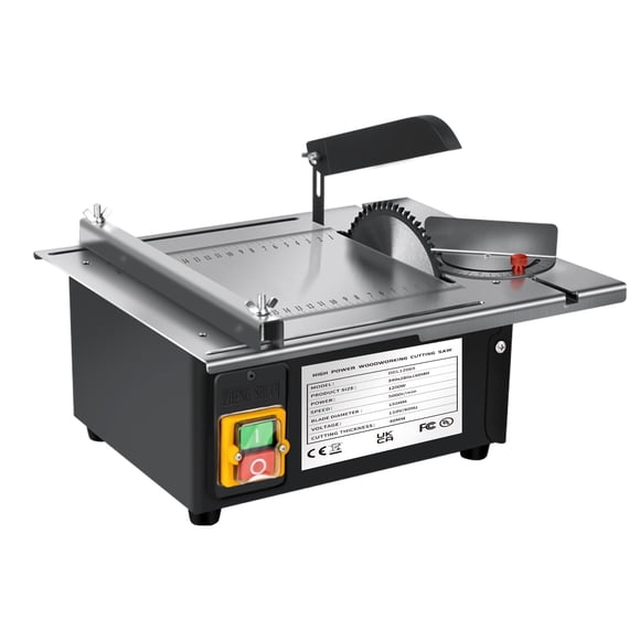 Sierra de Mesa VGJ para Carpintería 1200W 5000rpm con Puerto para Colector de Polvo
