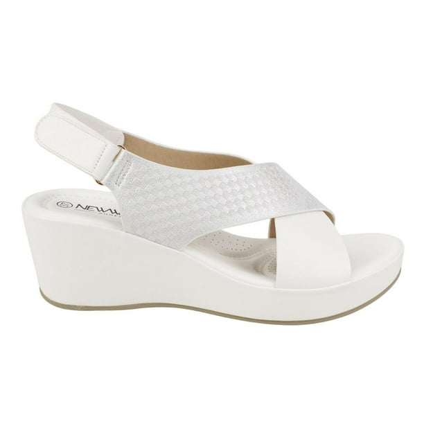 Sandalia New Walk Tiras Cruzadas Blanco