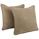 thumbnail image 1 of Almohadas de suelo Blazing Needles de microgamuza con insertos de 25 cm, color Java, 1 of 1